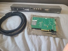 AJA KONA-4-R0 4-S02 Channel SD/HD/FHD SDI 4k x8 Video I/O Card cable K3G IO box