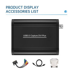 Multi Port VIDEO CAPTURE Box Free Driver No Lag Gaming Streaming USB 60FPS SDI H