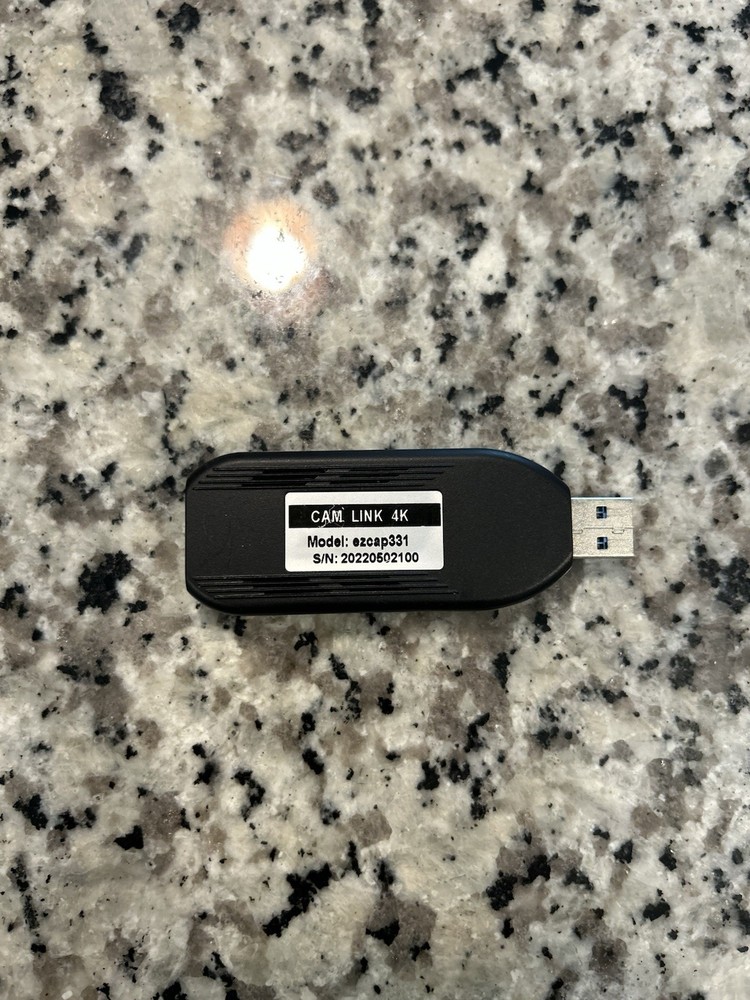 ezcap CAM LINK 4K Video Capture USB 3.0 USB Stick/Dongle ezcap331