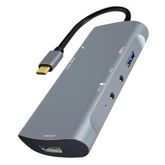 Z41 6 in 1 USB-C / Type-C to PD USB-C / Type-C + HD HDMI + USB 3.0 + 3.5mm AUX +