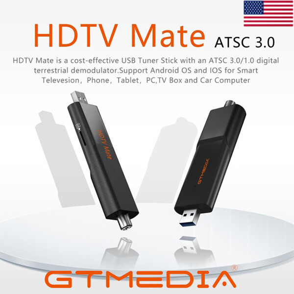 GTmedia 4K/HD ATSC 3.0 TV Tuner Compatible with ATSC DVR USB 3.0 For Android 9.0