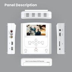 Clariviews VHS to DVD Recorder VCR Converter Photos Videos USB Memory Card TV