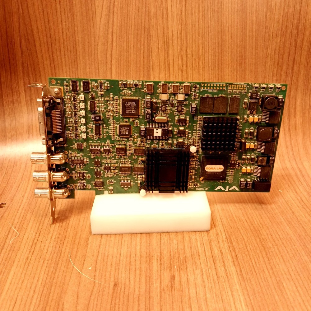 AJA KONA LHe 102035-03 Video Caption Card PCIe Board
