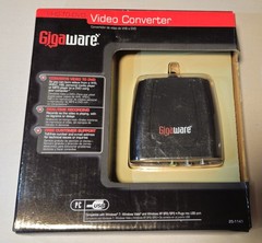 Gigaware VHS-TO-DVD Video Converter 25-1141 – RCA and USB ( New / Never Opened )