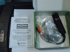 CLEARCLICK VHS 2 DVD WIZARD WITH USB CAPTURE DEVICE