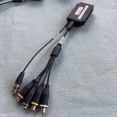 GameBridge TV AVC-1410/1510 NTSC Playstation 2 Xbox Gamecube Lot 5 Cables Remote