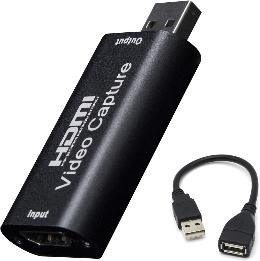 HDMI to USB Video Capture Card 1080P for Live Video Streaming Record via DSLR…