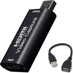 HDMI to USB Video Capture Card 1080P for Live Video Streaming Record via DSLR…