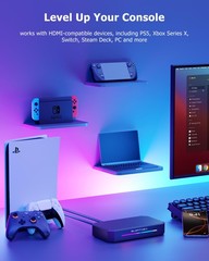 4K Capture Card for Streaming on PC,PS5/,Xbox Series X/S,Switch 2, Stream/Rec…