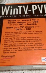 Hauppauge WinTV PVR USB2 Personal Video Recorder Model 941