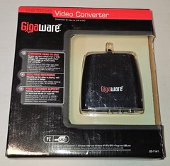 Gigaware VHS-TO-DVD Video Converter 25-1141 – RCA and USB ( New / Never Opened )