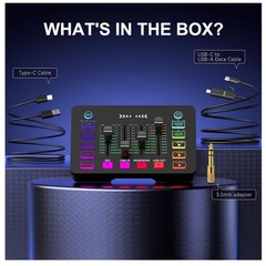 4K Video Capture Card with Audio Mixer, 1080P 60fps Streaming, 4K Zero-Latency L