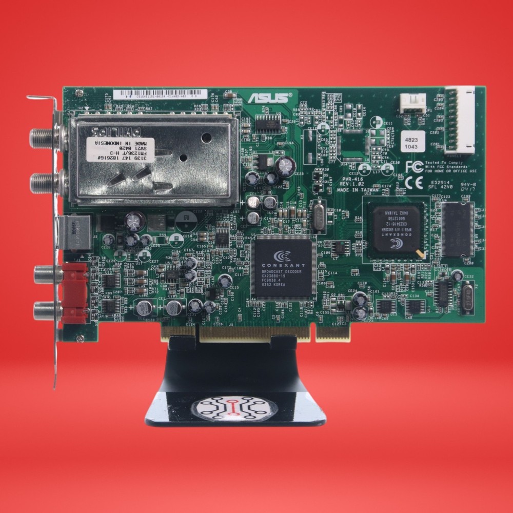 HP 5187-4378 Asus PVR-416 TV FM tuner card w/ Extra A/V Inputs USB